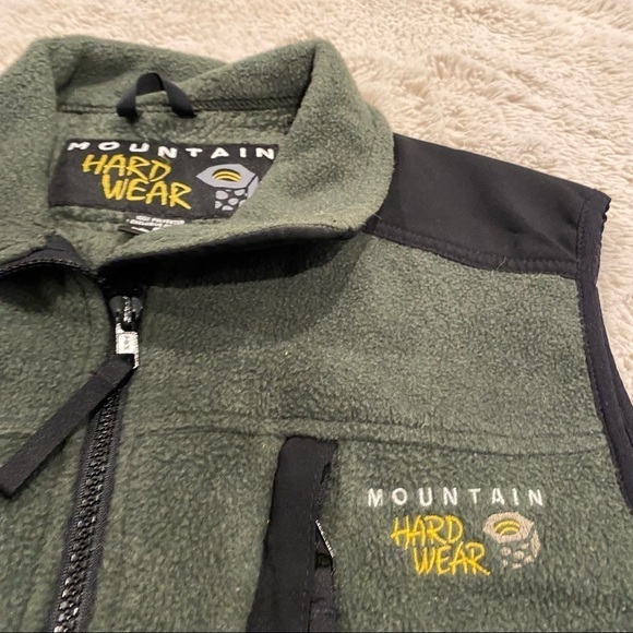 Mountain Hardwear Windstopper Vest olive green Mens Small - Picture 4 of 7